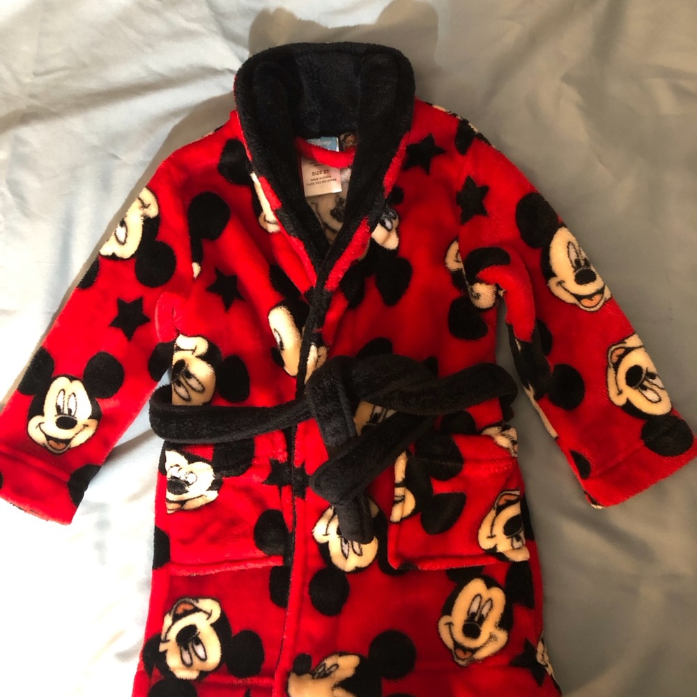 Disney Mickey Plush Bathrobe